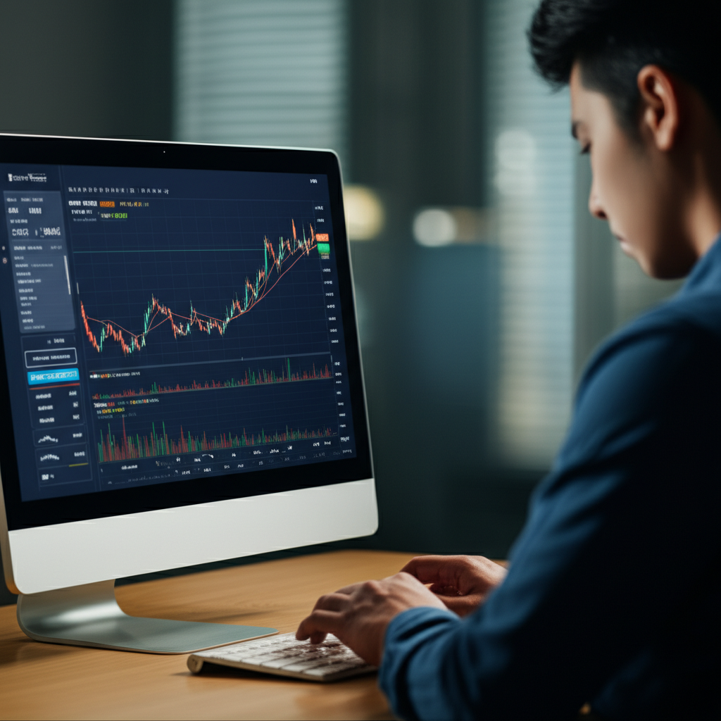 Moneta Markets交易平台畫面，專業外匯交易者操作即時行情