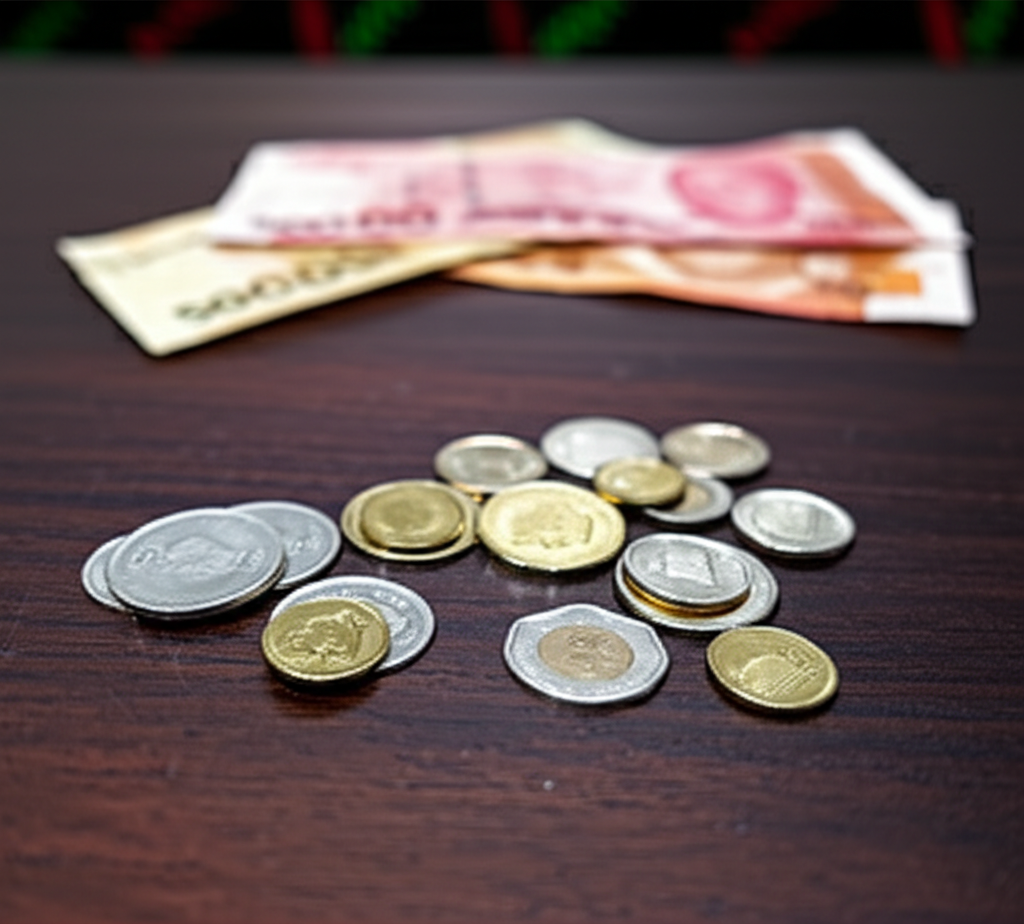 一張動態圖像，顯示南非幣（ZAR）作為波動性新興市場貨幣的特性，圖中有劇烈起伏的匯率走勢圖，背景暗示全球經濟因素，象徵風險與機會並存。